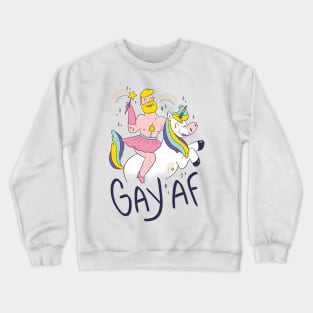 Gay AF Crewneck Sweatshirt